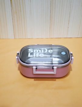 8 inch Metal & Plastic Tiffin Box Lunch Box DL0003