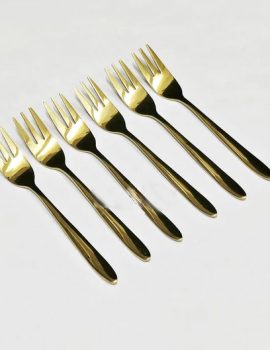 Stainless Steel Golden Fork Set EB9140