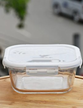 6.5 inch Oven Proof Glass Food Container RY0138