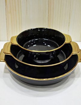 3 Pcs Ceramic Serving Dish RY0383