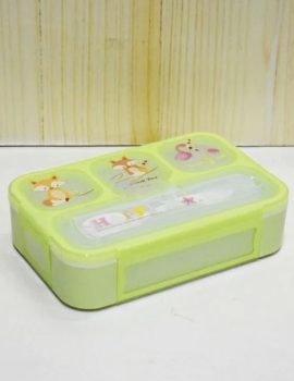 4 Part Tiffin Box Lunch Box with Spoon TG0738